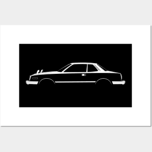 Honda Prelude (SN) Silhouette Posters and Art